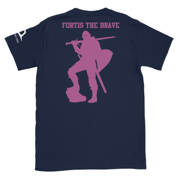 Navy short sleeve Fortis The Brave tee shirts by Expressive Teez