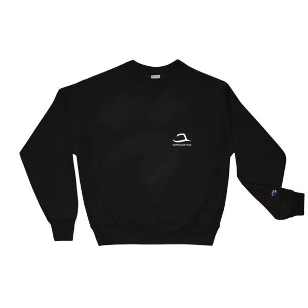 Black Champion sweatshirt by Expressive Teez